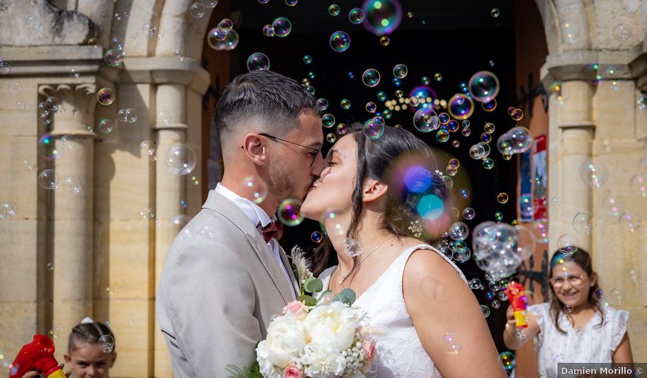 Le mariage de Corentin et Marie à Saint-Caprais, Allier