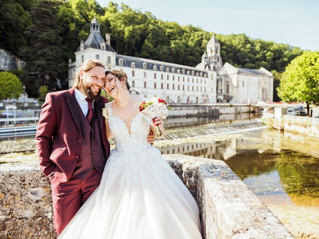 Le mariage de Bastien et Juliette à Brantôme en Périgord, Dordogne 21