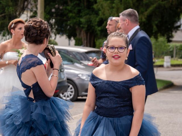 Le mariage de David et Clairette à La Selle-la-Forge, Orne 9