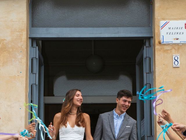 Le mariage de Alex et Léa à Vélines, Dordogne 5