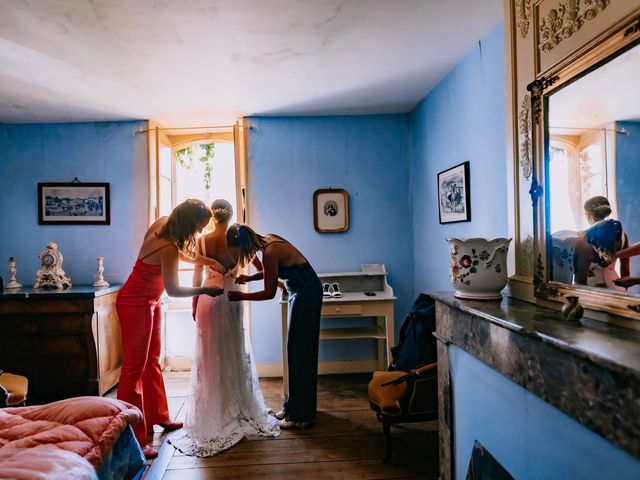 Le mariage de Tristan et Hortense à Parleboscq, Landes 9