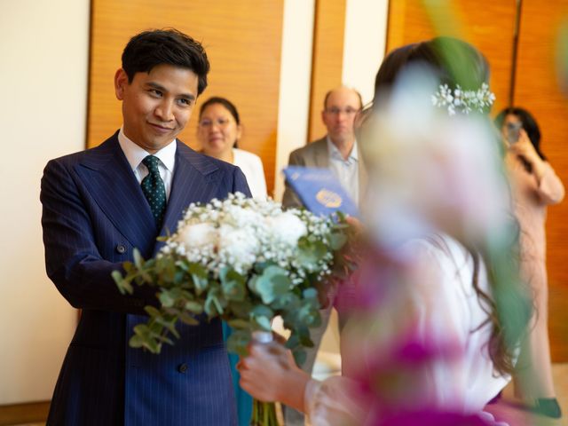 Le mariage de Séna et Vede à Paris, Paris 8