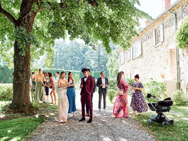 Le mariage de Chanda et Romain à Lemps, Ardèche 32