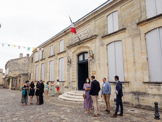 Le mariage de Bastien et Angélina à Saint-Émilion, Gironde 18