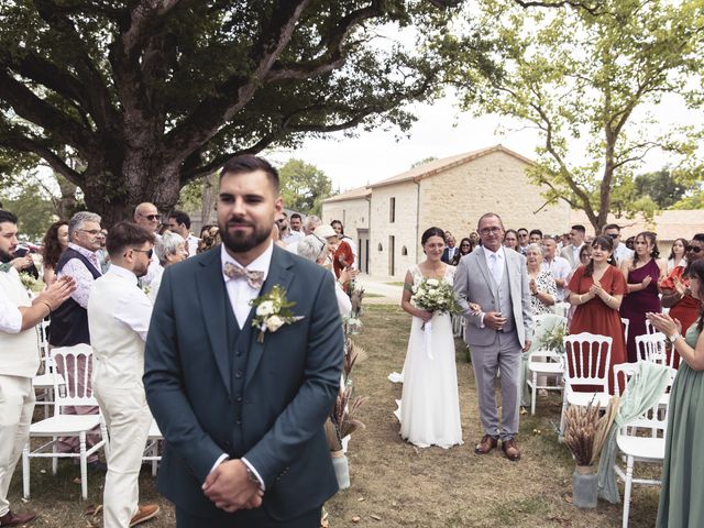 Le mariage de Corentin et Katel à Tercé, Vienne 88