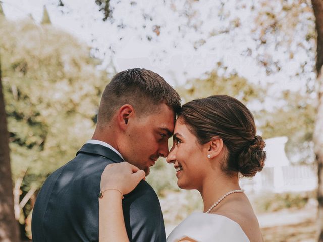 Le mariage de Valentine et Paul à Fanjeaux, Aude 56