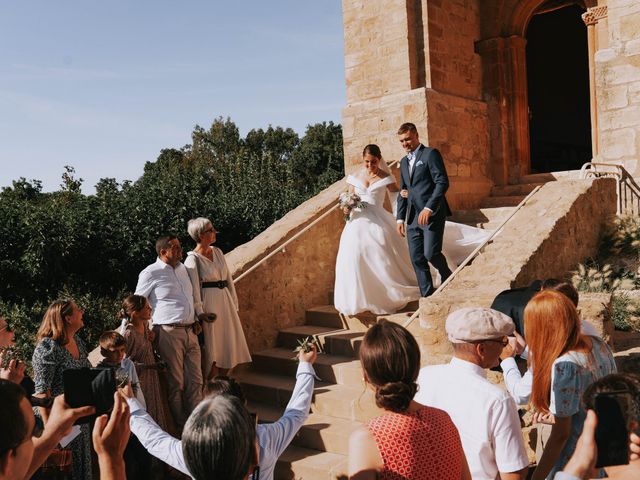 Le mariage de Valentine et Paul à Fanjeaux, Aude 83