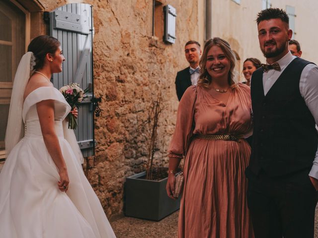 Le mariage de Valentine et Paul à Fanjeaux, Aude 90