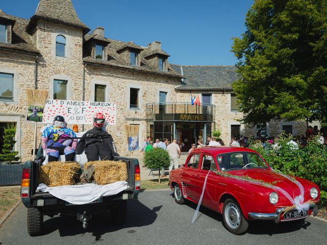 Le mariage de Fabien et Élisa à Rieupeyroux, Aveyron 17