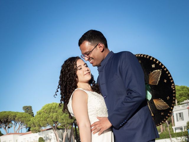 Le mariage de Nikhil et Fernanda à Nice, Alpes-Maritimes 34