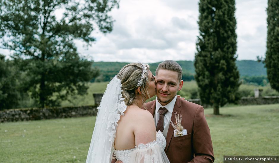 Le mariage de Jason et Mandy à Mercuès, Lot