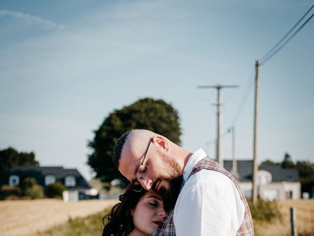 Le mariage de Héliéna et Francois à Cléguérec, Morbihan 1