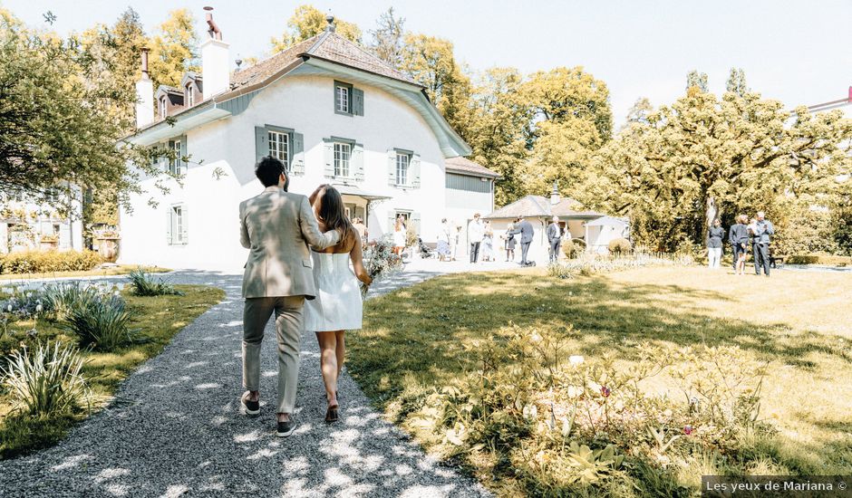 Le mariage de Romain et Juliette à Hermance, Genève