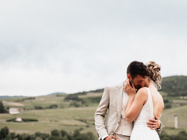 Le mariage de Bastien et Ambre à Lantignié, Rhône 38
