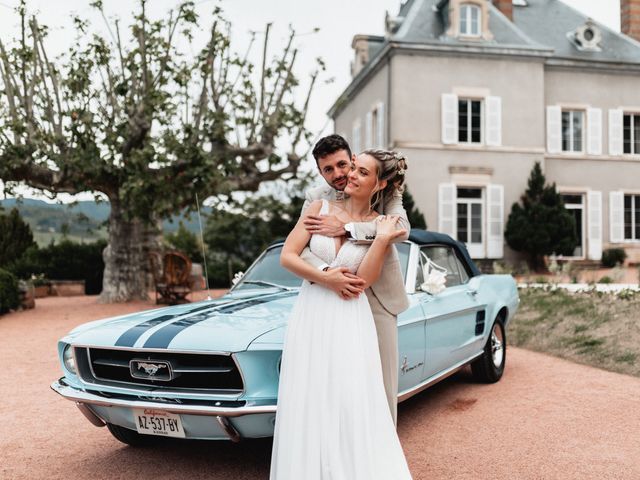 Le mariage de Bastien et Ambre à Lantignié, Rhône 42