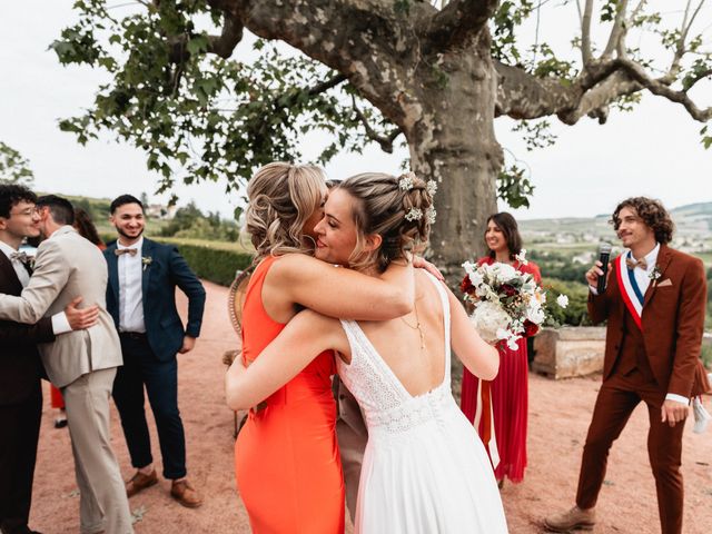 Le mariage de Bastien et Ambre à Lantignié, Rhône 56