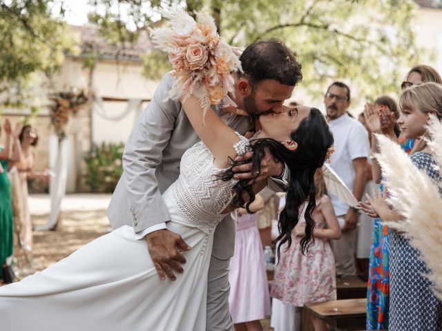 Le mariage de Moshé et Helene à Auros, Gironde 33