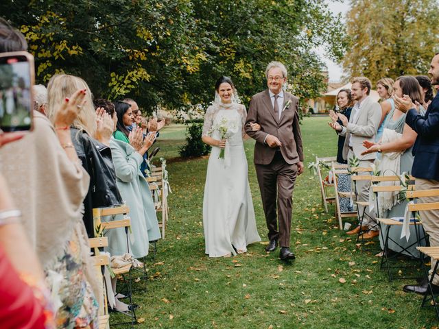Le mariage de Rodrigue et Alice à Saint-Félix-de-Villadeix, Dordogne 44