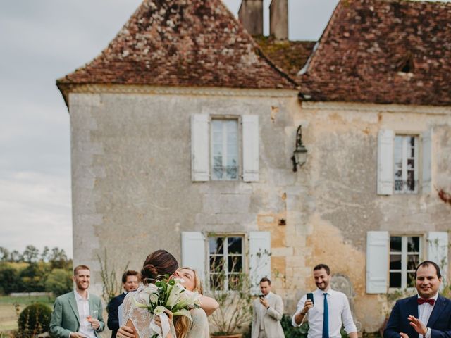 Le mariage de Rodrigue et Alice à Saint-Félix-de-Villadeix, Dordogne 64