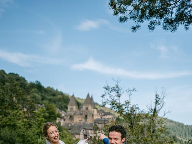 Le mariage de Thomas et Valentine à Conques, Aveyron 10