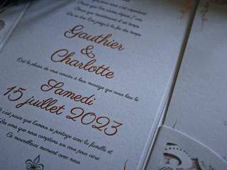 Le mariage de Charlotte et Gauthier 1