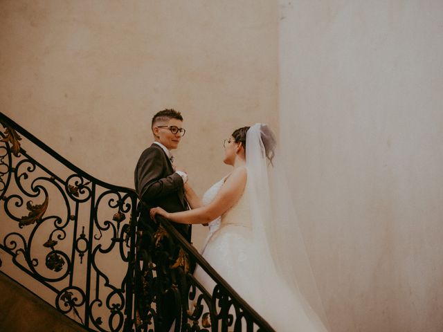 Le mariage de Oriane et Katia à La Réole, Gironde 78