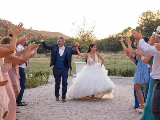 Le mariage de David et Roxanne à Villecroze, Var 36