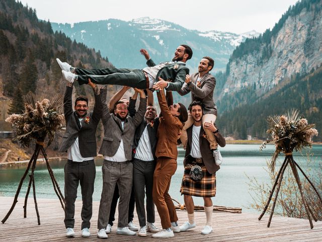 Le mariage de Victor et Honorine à Montriond, Haute-Savoie 112