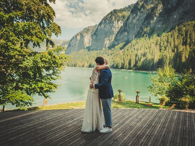 Le mariage de Julien et Pauline à Montriond, Haute-Savoie 40