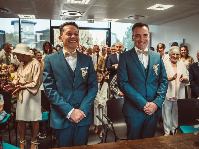 Le mariage de Franck et Julien à Négrondes, Dordogne 55