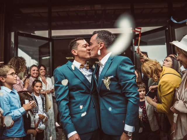 Le mariage de Franck et Julien à Négrondes, Dordogne 60