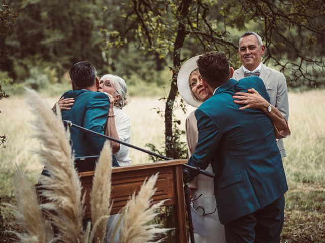Le mariage de Franck et Julien à Négrondes, Dordogne 80