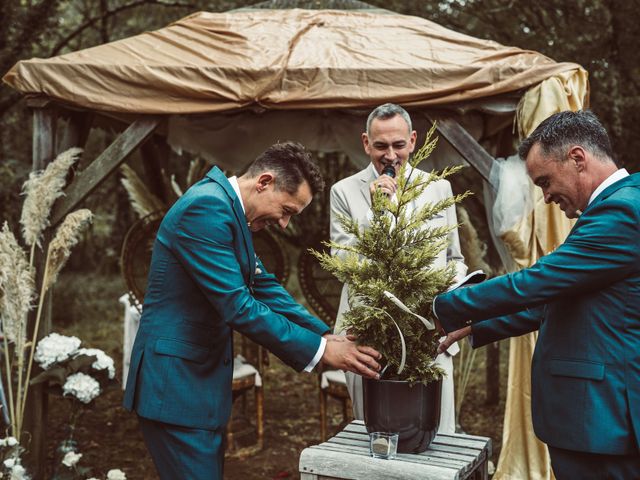 Le mariage de Franck et Julien à Négrondes, Dordogne 93