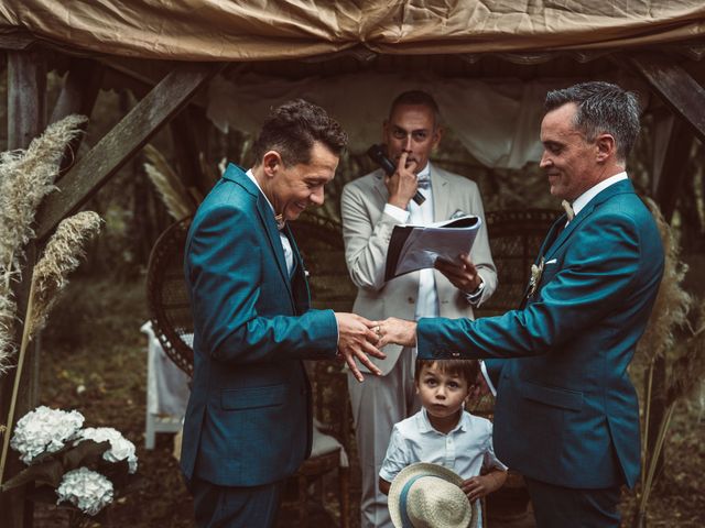 Le mariage de Franck et Julien à Négrondes, Dordogne 105