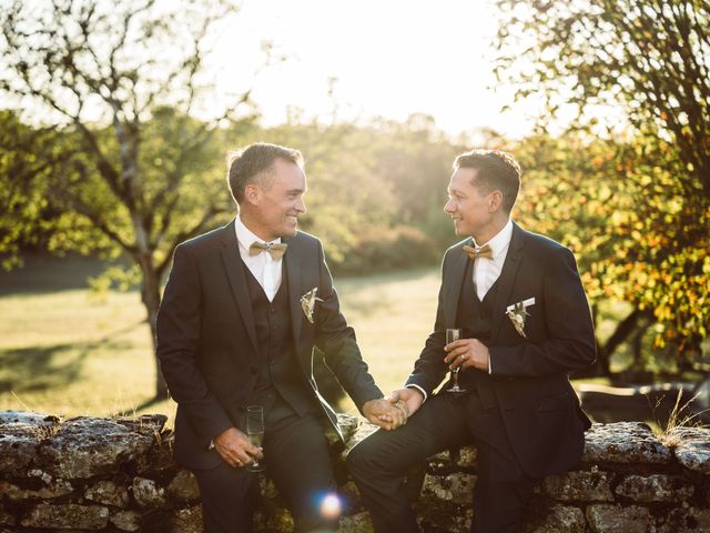 Le mariage de Franck et Julien à Négrondes, Dordogne 137