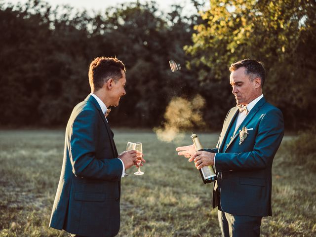 Le mariage de Franck et Julien à Négrondes, Dordogne 140