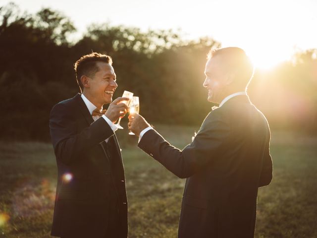 Le mariage de Franck et Julien à Négrondes, Dordogne 141