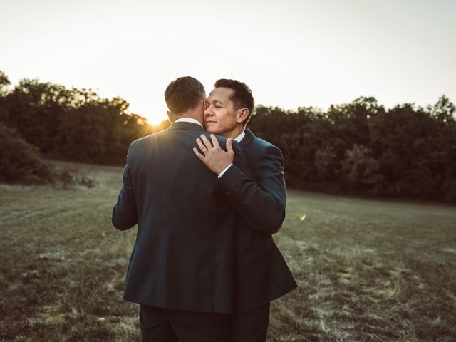 Le mariage de Franck et Julien à Négrondes, Dordogne 144