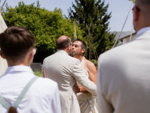 Le mariage de Valentin et Marjorie à Chenevelles, Vienne 35