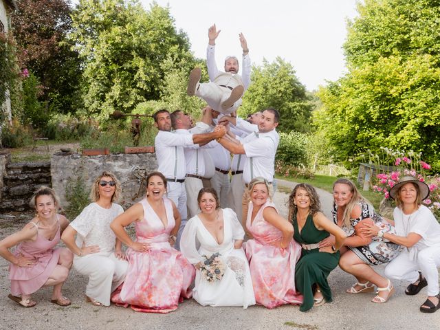 Le mariage de Valentin et Marjorie à Chenevelles, Vienne 131