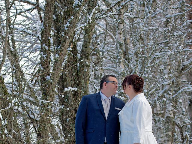 Le mariage de Laura et Sébastien à Valuéjols, Cantal 39