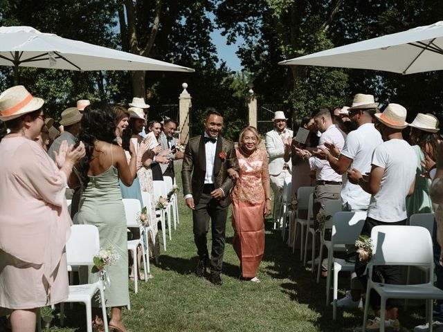 Le mariage de Som et Charlène  à Saint-Thibéry, Hérault 9
