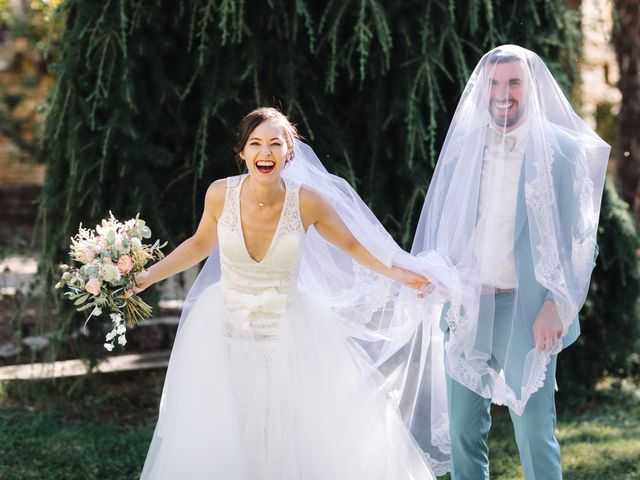 Le mariage de Valentin et Charline à Lacenas, Rhône 1