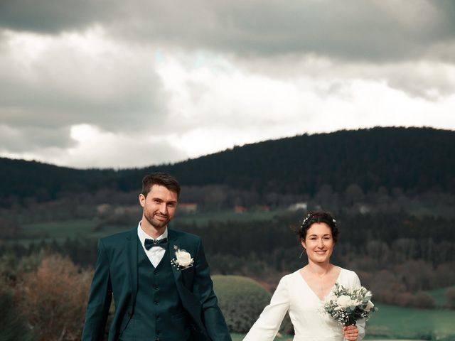 Le mariage de Benjamin et Justine à Riotord, Haute-Loire 1