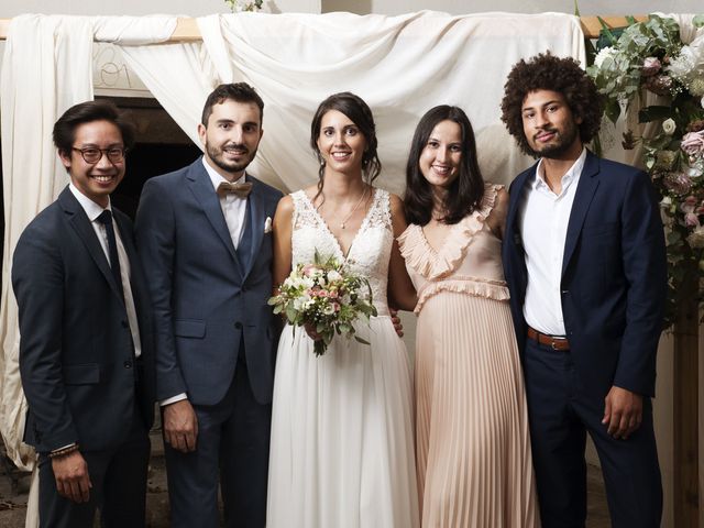 Le mariage de Florian et Mathilde à Lézigneux, Loire 1