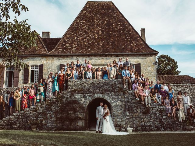 Le mariage de Luc et Chloe à Négrondes, Dordogne 105