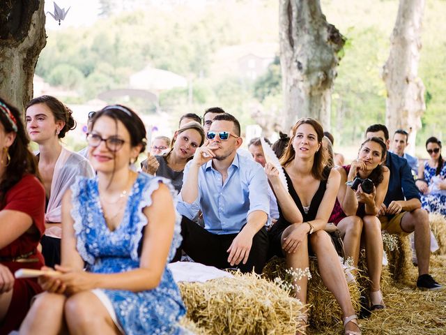 Le mariage de Corentin et Samantha à Jaujac, Ardèche 20