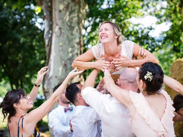 Le mariage de Corentin et Samantha à Jaujac, Ardèche 56