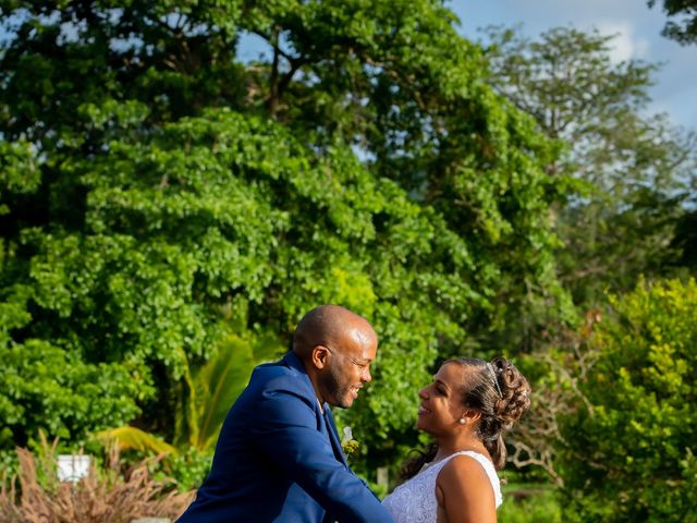 Le mariage de David et Ana à Sainte-Luce, Martinique 1