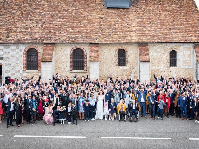 Le mariage de Benjamin et Odile à Caugé, Eure 56